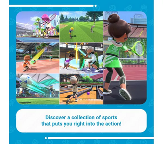 NINTENDO Switch Neon Red & Blue, Sports & Nintendo Switch Online 12 Month Membership