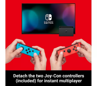 NINTENDO Switch Neon Red & Blue, Sports & Nintendo Switch Online 12 Month Membership