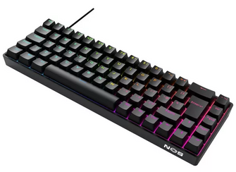 Buy Alann Trading Limited,NOS C800 Mini Magnetic 65 RGB Gaming Keyboard - Black - Gadcet UK | UK | London | Scotland | Wales| Near Me | Cheap | Pay In 3 | Keyboard