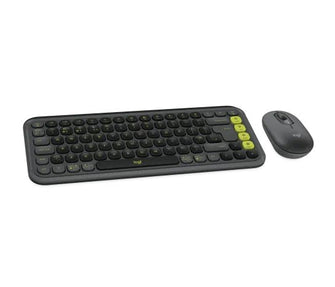 Buy Gadcet Dagenham,Logitech Pop Icon Combo Wireless Keyboard and Mouse Set - Graphite & Green (UK Style Keyboard) - Gadcet UK | UK | London | Scotland | Wales| Near Me | Cheap | Pay In 3 | Keyboard
