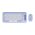 LOGITECH Pop Icon Combo Wireless Keyboard & Mouse Set - Lilac & Off White (UK Style Keyboard)