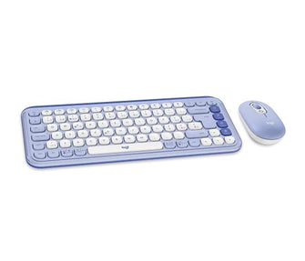 Buy Gadcet Dagenham,LOGITECH Pop Icon Combo Wireless Keyboard & Mouse Set - Lilac & Off White (UK Style Keyboard) - Gadcet UK | UK | London | Scotland | Wales| Near Me | Cheap | Pay In 3 | Keyboard