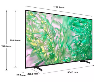 SAMSUNG DU8000 55" Crystal UHD 4K HDR Smart TV 2024 - UE55DU8000