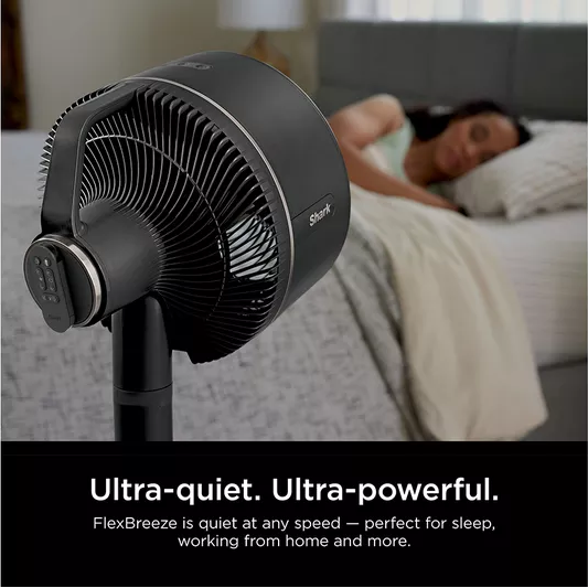 Buy Alann Trading Limited,Shark FlexBreeze FA220UK Portable 11.3" Hybrid Pedestal Fan – Charcoal Black - Gadcet UK | UK | London | Scotland | Wales| Near Me | Cheap | Pay In 3 | Desk & Pedestal Fans