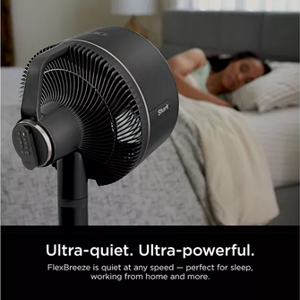 Buy Alann Trading Limited,Shark FlexBreeze FA220UK Portable 11.3" Hybrid Pedestal Fan – Charcoal Black - Gadcet UK | UK | London | Scotland | Wales| Near Me | Cheap | Pay In 3 | Desk & Pedestal Fans
