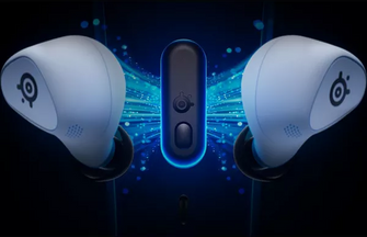 STEELSERIES Arctis GameBuds Wireless Noise-Cancelling Gaming Earbuds for PS5 - White