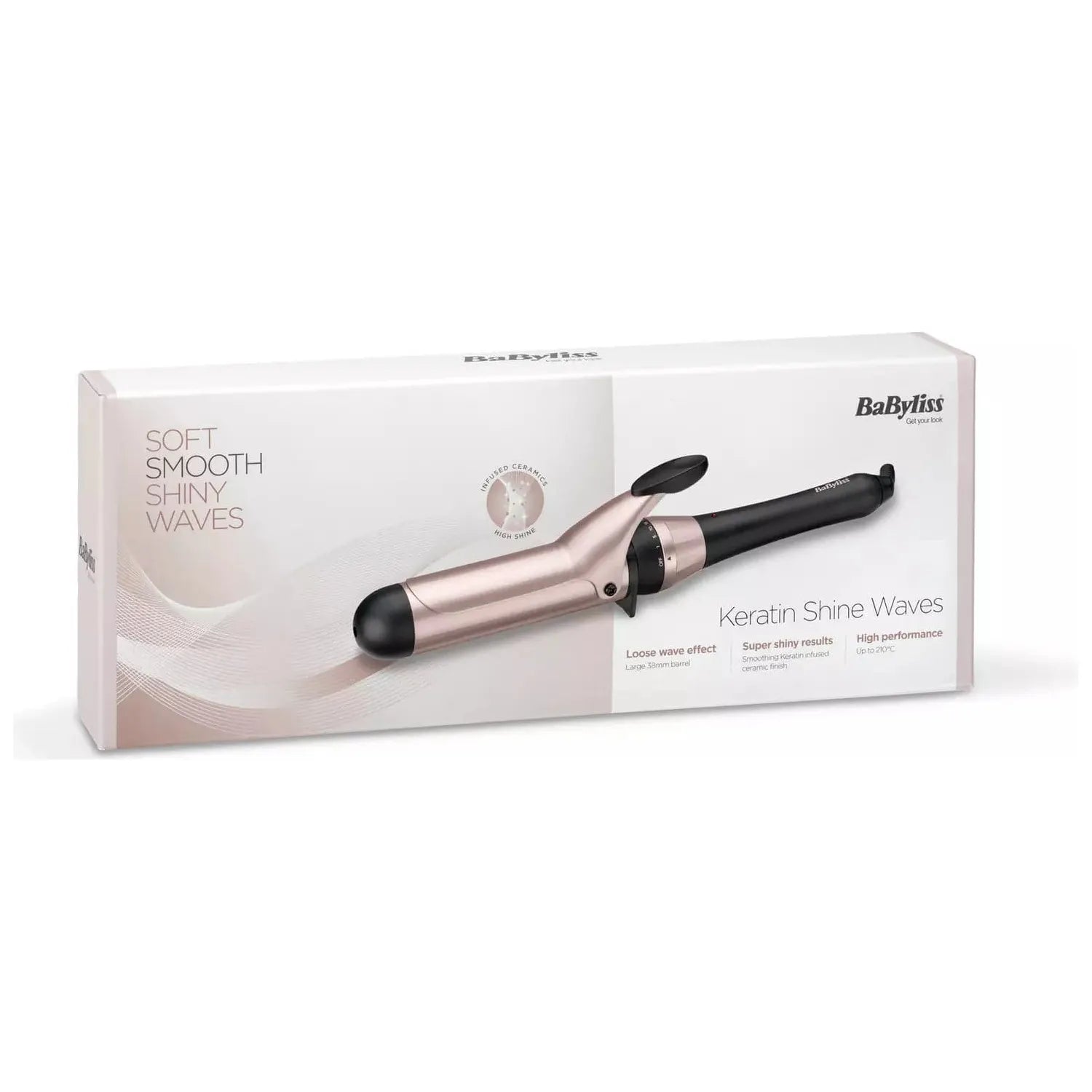 Buy BaByliss,BaByliss Keratin Shine Wave 38mm Hair Curling Tong - Gadcet UK | UK | London | Scotland | Wales| Near Me | Cheap | Pay In 3 | Hair Care