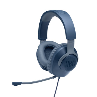 Buy JBL,JBL Quantum 100 Wired Over-Ear Gaming Headphone - Flip-up Mic - Memory Foam - Blue - Gadcet.com | UK | London | Scotland | Wales| Ireland | Near Me | Cheap | Pay In 3 | Headphones