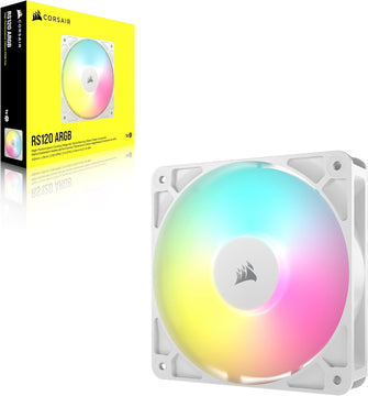 Corsair RS120 ARGB 120mm PWM Fan – White
