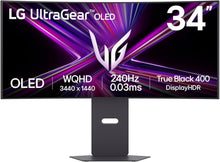 Buy Ecat Tech Ltd,LG 34" UltraGear 34GX900A-B WQHD 240Hz FreeSync Premium Pro Curved OLED Gaming Monitor - Gadcet UK | UK | London | Scotland | Wales| Near Me | Cheap | Pay In 3 | Computer Monitors