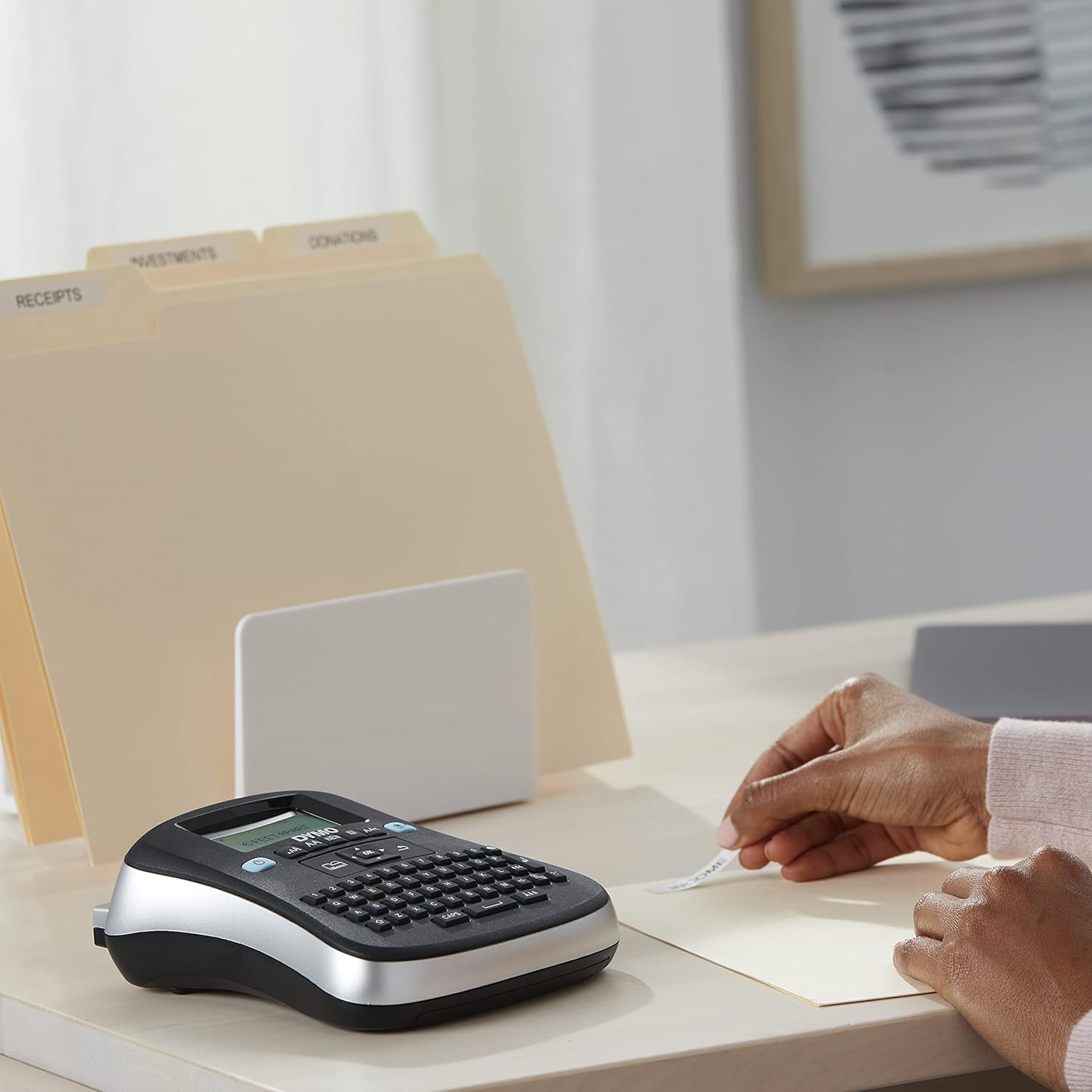Buy Dymo,Dymo LabelManager 210D Handheld Label Maker Kit – QWERTY Keyboard, Includes 12mm Black on White D1 Label & Carrying Case - Gadcet UK | UK | London | Scotland | Wales| Near Me | Cheap | Pay In 3 | Desktop Thermal Label Printers