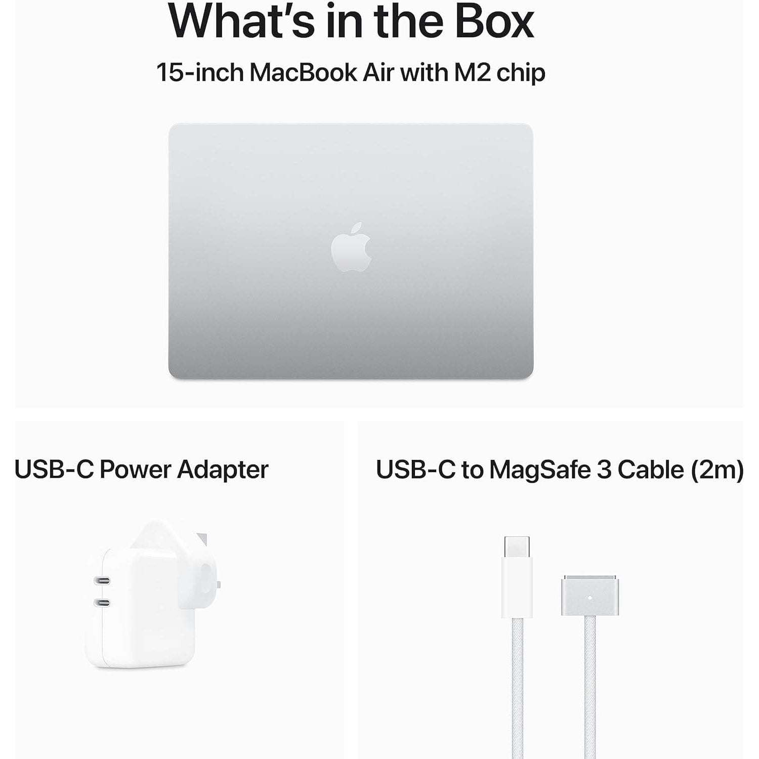 Buy Apple,Apple 2023 MacBook Air ( A2941) - 15.3-inch - 512GB SSD - 8GB RAM - M2 Chip - Mac OS - Silver - Gadcet UK | UK | London | Scotland | Wales| Ireland | Near Me | Cheap | Pay In 3 | Laptops