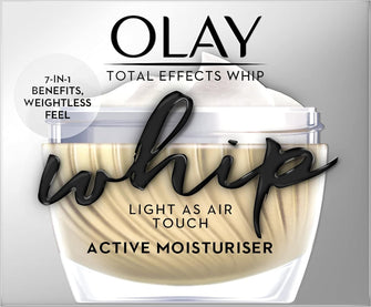 Buy Olay,Olay Total Effects Whip Moisturizer 50ml - 7-in-1 Lightweight Airy Formula - Gadcet UK | UK | London | Scotland | Wales| Near Me | Cheap | Pay In 3 | Health & Beauty