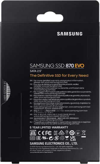 Buy Samsung,Samsung 870 Evo 2TB SATA SSD - Gadcet.com | UK | London | Scotland | Wales| Ireland | Near Me | Cheap | Pay In 3 | External hard drives