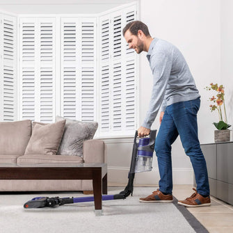 Shark Cordless Stick Vacuum Cleaner [IZ251UK] – Anti Hair Wrap, Twin Battery, Purple