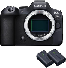 Canon EOS R6 Mark II Full-Frame Mirrorless Camera – Black + 2 Batteries