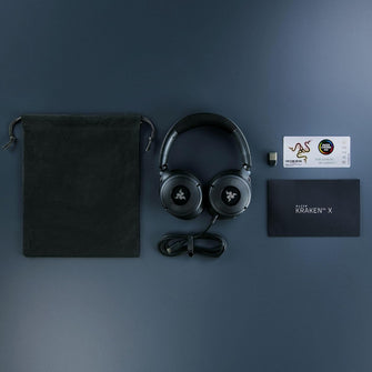Buy Kraken,Razer Kraken V4 X Wired PC Gaming Headset - TriForce 40mm Drivers, Retractable Mic, 7.1 Surround Sound, Chroma RGB, USB-C for PC, Console & Phones - Black - Gadcet UK | UK | London | Scotland | Wales| Near Me | Cheap | Pay In 3 | Headphones & Headsets