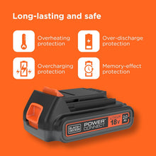 Buy Black+Decker,BLACK+DECKER 18V 2.0Ah Lithium-Ion Battery – BL2018-XJ - Gadcet UK | UK | London | Scotland | Wales| Near Me | Cheap | Pay In 3 | Battery