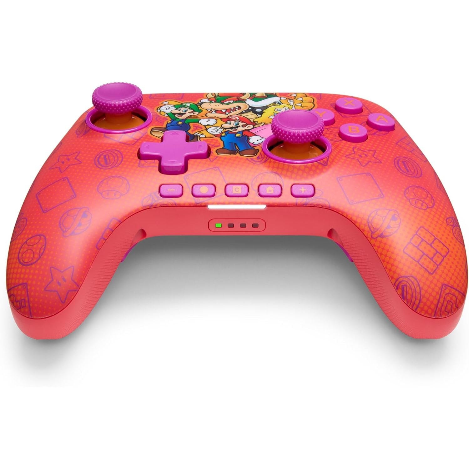 PowerA Advantage Wireless Controller for Nintendo Switch 2 - Mario Friends, Officially Licensed, Hall Effects, Mappable Buttons, Pro Controller, C Button, Motion Controls
