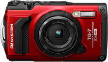Buy OM SYSTEM,OM SYSTEM Tough TG-7 Red Digital Camera, 12MP, Waterproof, Shockproof, Underwater and Macro Shooting Modes, high speed image sensor, 4K Video, 4x-wide-angle zoom (successor Olympus TG-6) - Gadcet UK | UK | London | Scotland | Wales| Near Me | Cheap | Pay In 3 | Cameras