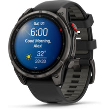 Buy GARMIN,GARMIN fēnix 8 Pro AMOLED Premium Multisport GPS Smartwatch – 47mm, Sapphire Lens, Carbon Gray DLC Titanium (Black/Pebble Gray Band), Built-in Speaker, Up to 27 Days Battery - Gadcet UK | UK | London | Scotland | Wales| Near Me | Cheap | Pay In 3 | Smart Watches
