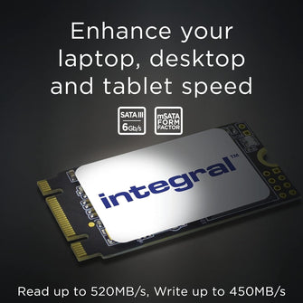 Buy Integral,Integral 256GB M.2 SATA III 2242 Internal SSD, up to 500MB/s Read 400MB/s Write - Gadcet UK | UK | London | Scotland | Wales| Ireland | Near Me | Cheap | Pay In 3 | Computer Components