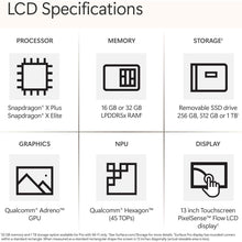 Buy Microsoft,Microsoft Surface Pro (2024, 11th Edition) – 13" Touchscreen, Snapdragon X Plus (10 Cores), 16GB RAM, 256GB SSD, Platinum (Power Supply Not Included) - Gadcet UK | UK | London | Scotland | Wales| Near Me | Cheap | Pay In 3 | Tablet Computers