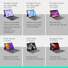 Buy Logitech,Logitech Combo Touch Keyboard Case for iPad Air 13" (M2, 2024) - Detachable Backlit Keyboard, Kickstand, QWERTY UK Layout - Grey - Gadcet UK | UK | London | Scotland | Wales| Near Me | Cheap | Pay In 3 | Keyboard Folio Case
