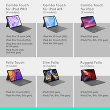 Logitech Combo Touch Keyboard Case for iPad Air 13" (M2, 2024) - Detachable Backlit Keyboard, Kickstand, QWERTY UK Layout - Grey - 6