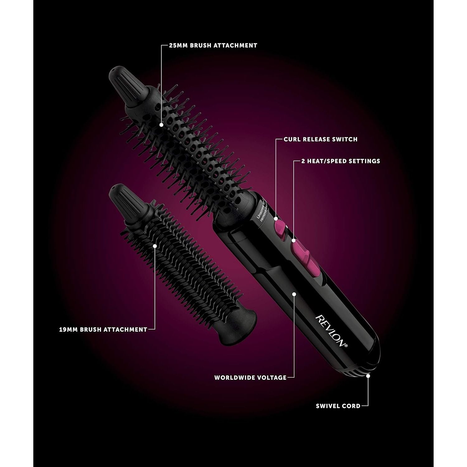 Buy Revlon,Revlon Hair Tools RVHA6017UK Tangle Free Hot Air Styler - Black - Gadcet UK | UK | London | Scotland | Wales| Near Me | Cheap | Pay In 3 | Hair Clipper & Trimmer Accessories
