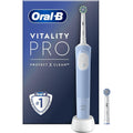 Buy Oral-B,Oral-B Vitality Pro Electric Toothbrushes Adults, Mothers Day Gifts For Her / Him, 1 Handle, 2 Toothbrush Heads, 3 Brushing Modes Including Sensitive Plus, 2 Pin UK Plug, Blue - Gadcet UK | UK | London | Scotland | Wales| Near Me | Cheap | Pay In 3 | Health & Beauty
