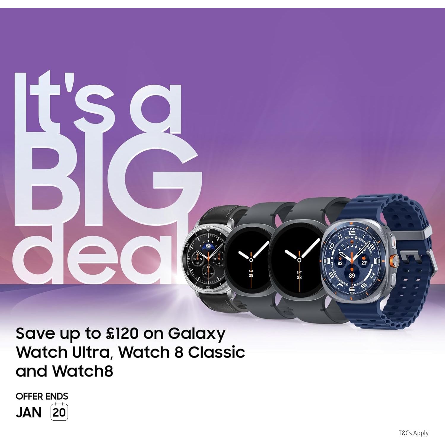 Buy Samsung,Samsung Galaxy Watch Ultra 47mm (SM-L705) 64GB – Titanium Blue - Gadcet UK | UK | London | Scotland | Wales| Near Me | Cheap | Pay In 3 | Smart Watches