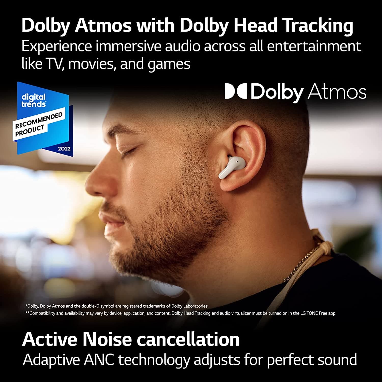 Buy LG,LG TONE Free - Black - Gadcet.com | UK | London | Scotland | Wales| Ireland | Near Me | Cheap | Pay In 3 | Earphones