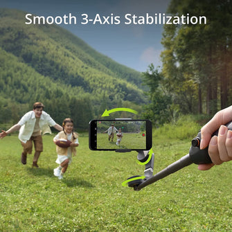 DJI,DJI OSMO Mobile 6 Smartphone Gimbal Stabilizer, 3-Axis Phone Gimbal, Built-In Extension Rod, Portable and Foldable, Android and iPhone Gimbal with ShotGuides, Vlogging Stabilizer, Slate Gray - Gadcet.com