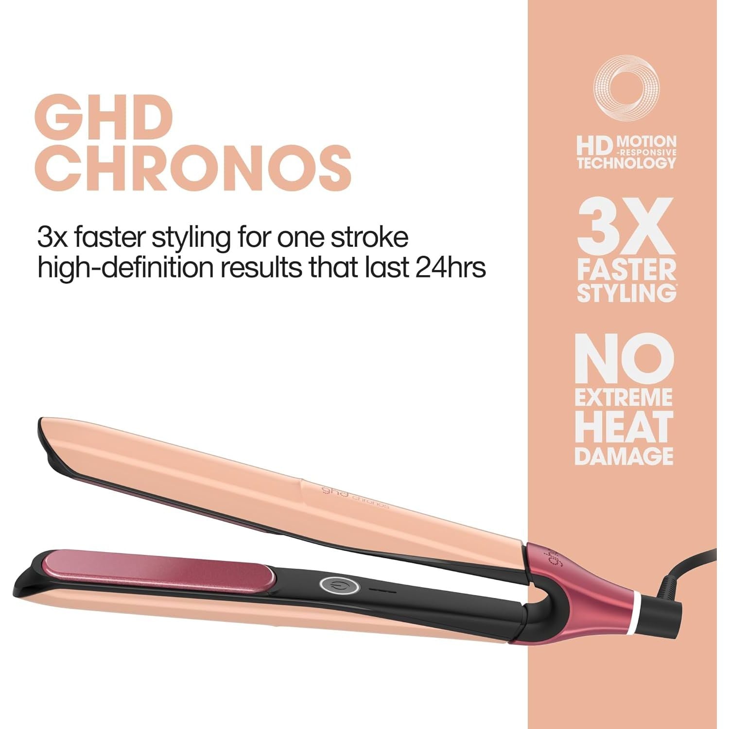Buy ghd,ghd Chronos Professional HD Motion-Responsive Styler – 3X Faster Styling, 85% More Shine & Maximum Breakage Protection - Gadcet UK | UK | London | Scotland | Wales| Near Me | Cheap | Pay In 3 | Hair Straighteners