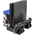 Buy ADZ,ADZ All-in-One PS4 Stand with Cooling Fan, Dual Controller Charger & 12-Game Rack - Compatible with PS4, PS4 Slim & Pro - Gadcet UK | UK | London | Scotland | Wales| Ireland | Near Me | Cheap | Pay In 3 | Video Game Console Accessories