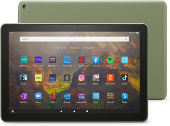 Buy Gadcet.com,Amazon Fire HD 10 tablet | 10.1", 1080p Full HD, 32 GB, Olive - with Ads - Gadcet.com | UK | London | Scotland | Wales| Ireland | Near Me | Cheap | Pay In 3 | Tablet Computers