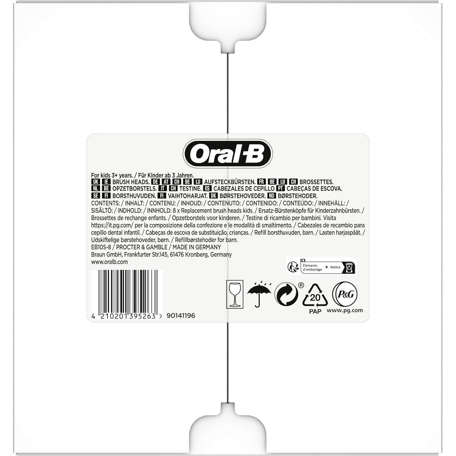 Buy Oral-B,Oral-B Kids Frozen Electric Toothbrush Heads, Extra Soft, Ages 3+, 8-Pack - Gadcet UK | UK | London | Scotland | Wales| Near Me | Cheap | Pay In 3 | Toothbrush Head