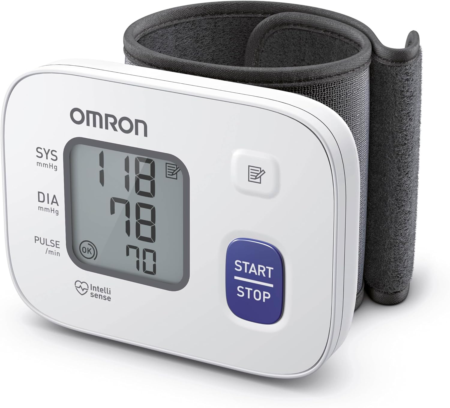 OMRON RS2 Wrist Blood Pressure Monitor with Irregular Heartbeat Detection