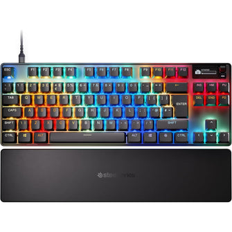 Buy SteelSeries,SteelSeries Apex Pro TKL Gen 3 (2025) - HyperMagnetic Gaming Keyboard - Adjustable Actuation - Rapid Trigger - Game-Ready Presets - Protection Mode - Rapid Tap/SOCD - English QWERTY Layout - TKL - Gadcet UK | UK | London | Scotland | Wales| Near Me | Cheap | Pay In 3 | Keyboards