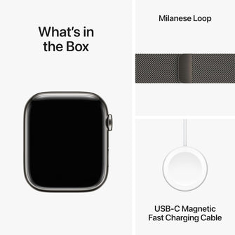 Buy Apple,Apple Watch Series 9 45MMGPS + Cellular Graphite Stainless Steel Case with Graphite Milanese Loop - Gadcet UK | UK | London | Scotland | Wales| Near Me | Cheap | Pay In 3 | Smart Watches