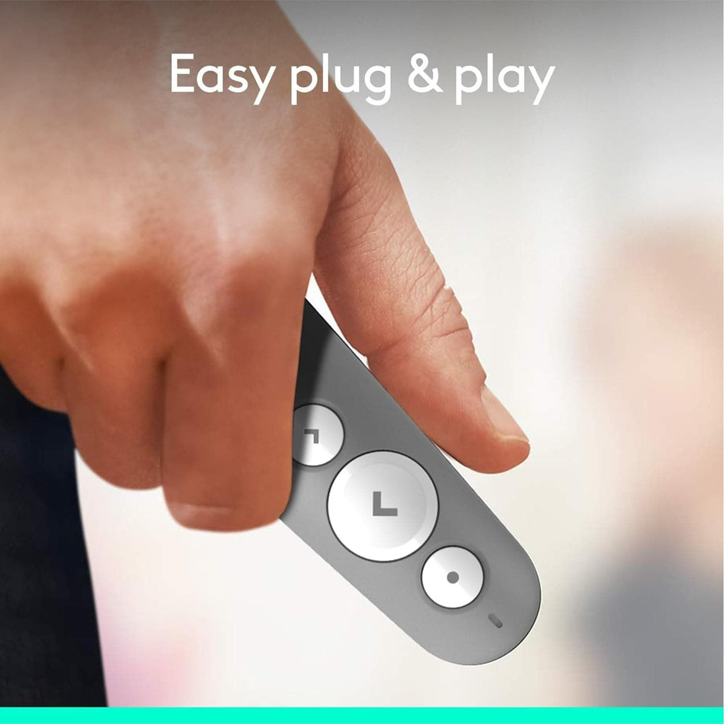 Logitech R500s Laser Class 1 Presenter Bluetooth and USB / Presentation ...