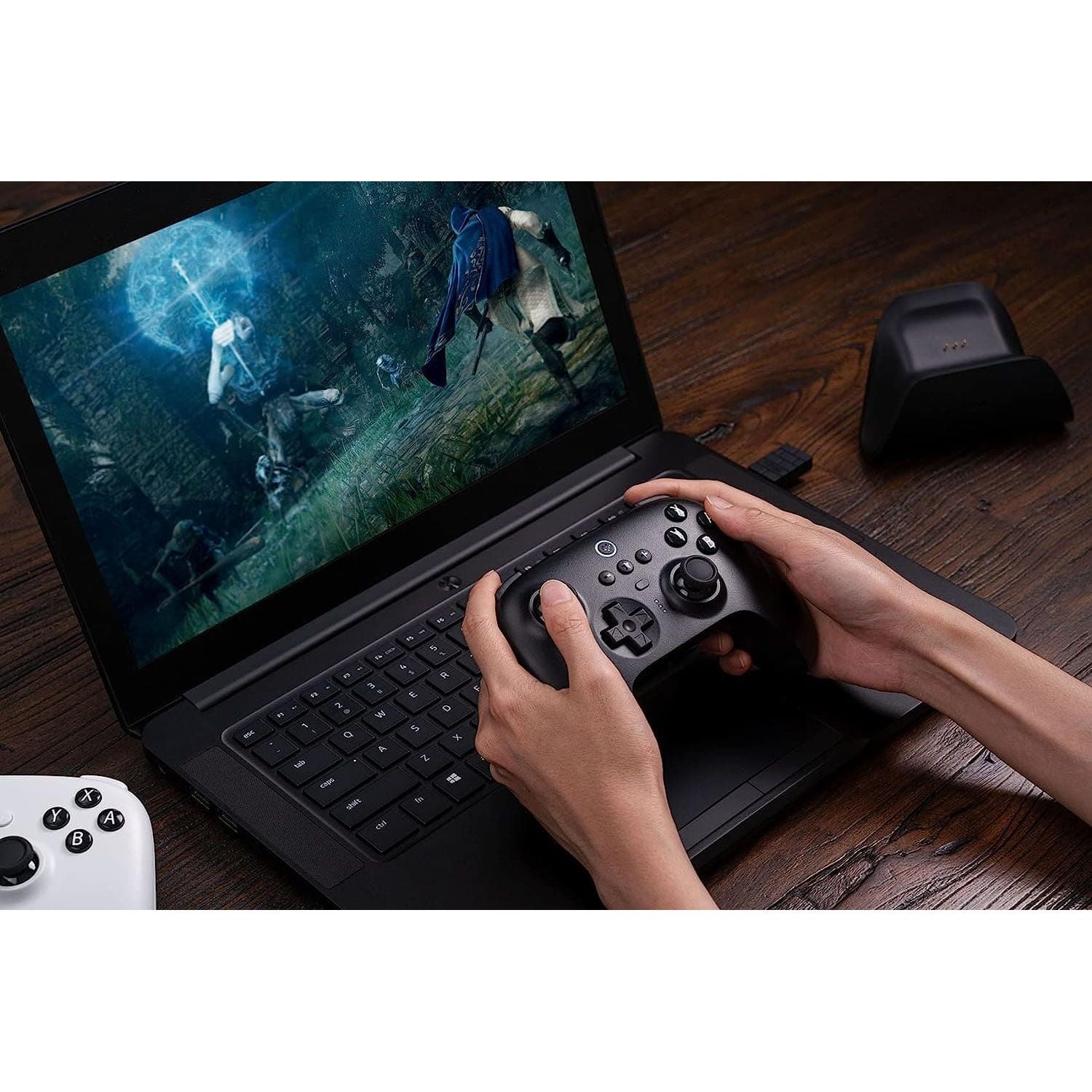 Buy 8BITDO,8BitDo Ultimate Bluetooth & 2.4g Controller with Charging Dock for Switch and Windows - Black - Gadcet.com | UK | London | Scotland | Wales| Ireland | Near Me | Cheap | Pay In 3 | Game Controllers