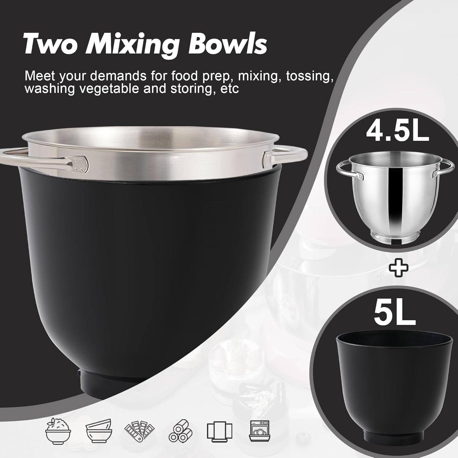 Buy Kitchen,Kitchen In The Box Stand Mixer (KSM35) Black - Gadcet UK | UK | London | Scotland | Wales| Near Me | Cheap | Pay In 3 | Food Mixers