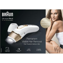 Buy Braun,Braun IPL Silk Expert Pro 5 Hair Removal - Permanent Hair Removal for Women & Men, 400,000 Flashes, Venus Razor, Premium Pouch, PL5137, White/Gold - Gadcet UK | UK | London | Scotland | Wales| Near Me | Cheap | Pay In 3 | Hair Removal