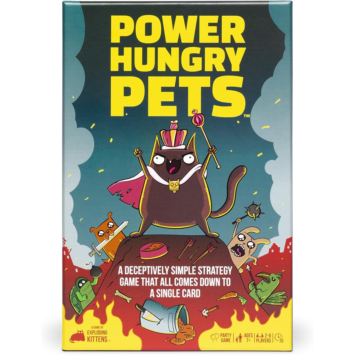 Buy Exploding Kittens,Exploding Kittens: Power Hungry Pets – Fast-Paced Strategic Card Game (2–6 Players, Ages 7+) - Gadcet UK | UK | London | Scotland | Wales| Near Me | Cheap | Pay In 3 | Card Games