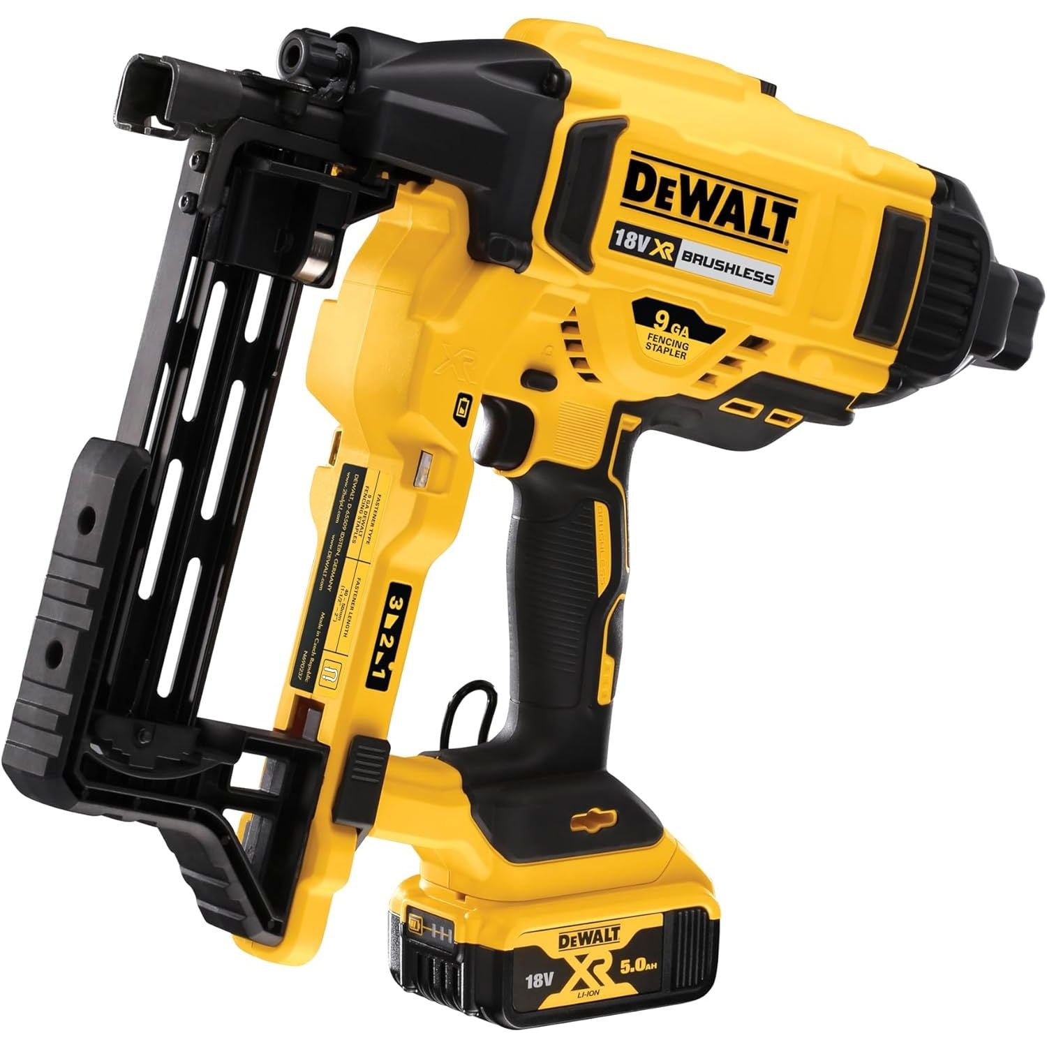 Buy DeWALT,DeWalt DCFS950P2-GB 18V Brushless Fencing Stapler – 2x 5Ah Batteries & Kitbox - Gadcet UK | UK | London | Scotland | Wales| Near Me | Cheap | Pay In 3 | Power Adapters & Chargers