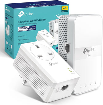 Buy TP-Link,TP-Link AV1000 Powerline WiFi Extender Kit | TL-WPA7617, 1200Mbps Dual-Band WiFi, Gigabit Ethernet Ports, Plug & Play, 4K Streaming & Gaming - Gadcet UK | UK | London | Scotland | Wales| Near Me | Cheap | Pay In 3 | Network Cards & Adapters