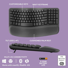 Buy Logitech,Logitech Wave Keys Wireless Ergonomic Keyboard – Graphite (UK English QWERTY) - Gadcet UK | UK | London | Scotland | Wales| Near Me | Cheap | Pay In 3 | Keyboards