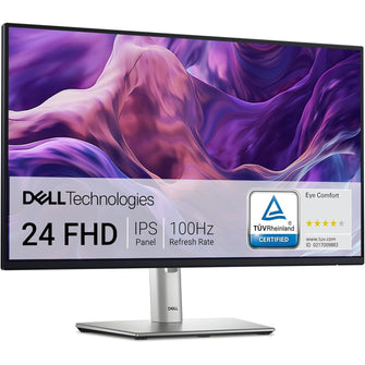 Dell P2425H 24" Full HD Monitor – 100Hz, IPS, 5ms, USB-C/HDMI/DP/VGA, 99% sRGB, Black